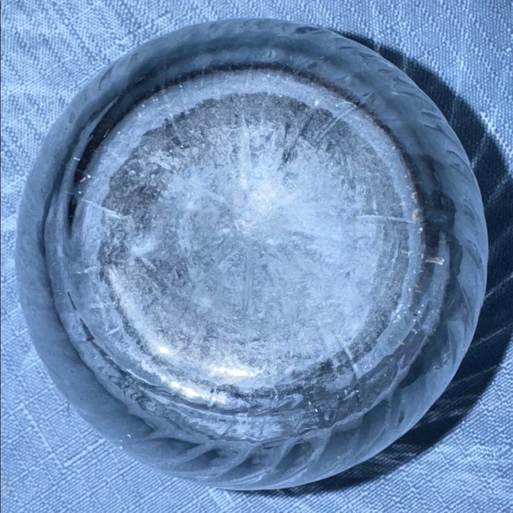 Clear Twisted Glass Vase - Home Kitchen